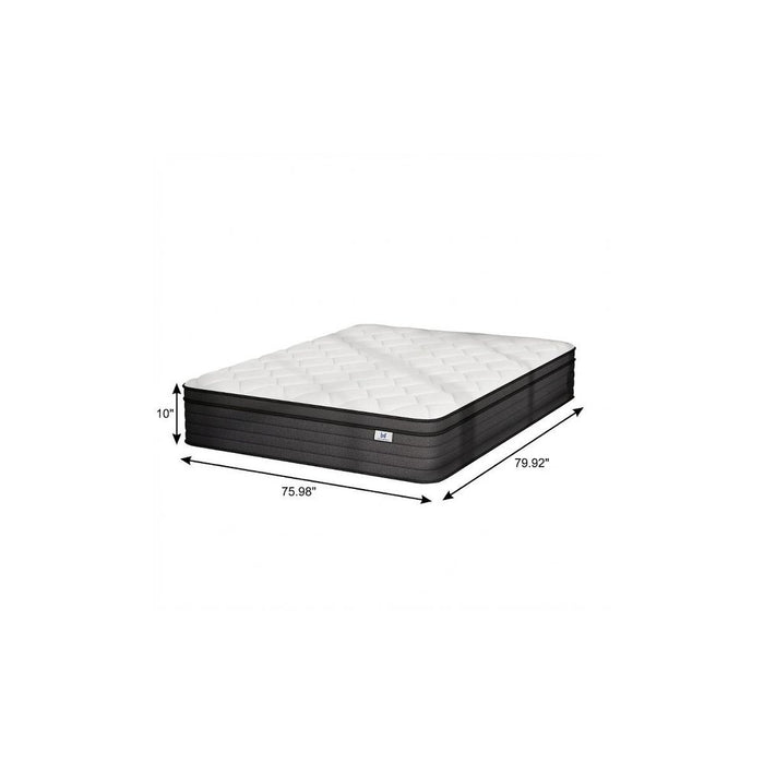 10" King Foam Medium Hybrid Mattress