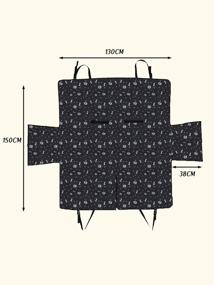1pc Paw Print Pet Car Mat - SAFICCO