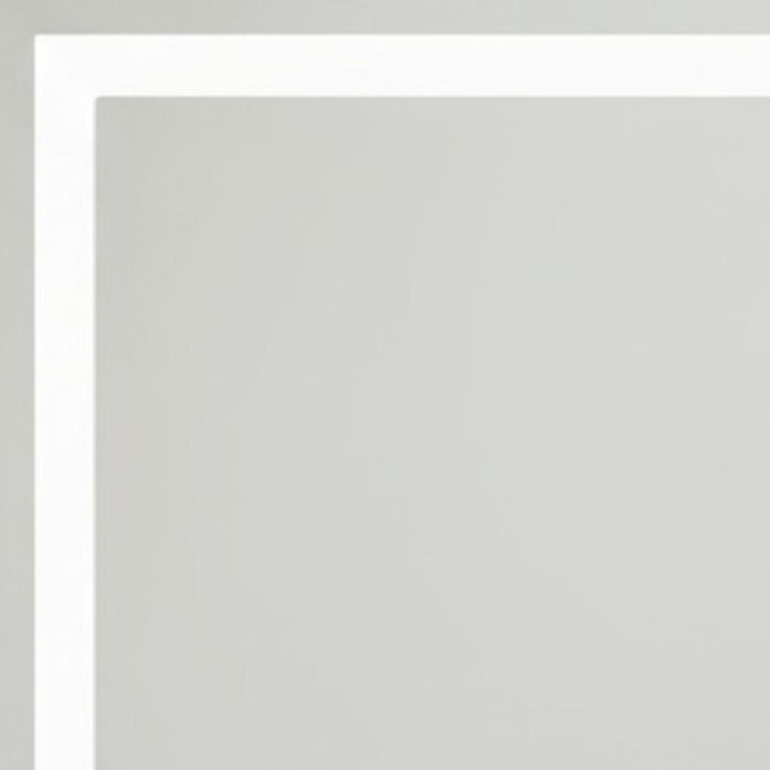 20" Clear Lighted Frameless Bathroom Vanity Mirror
