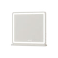 22" Lighted Freestanding Frameless Makeup Shaving Tabletop Mirror With USB