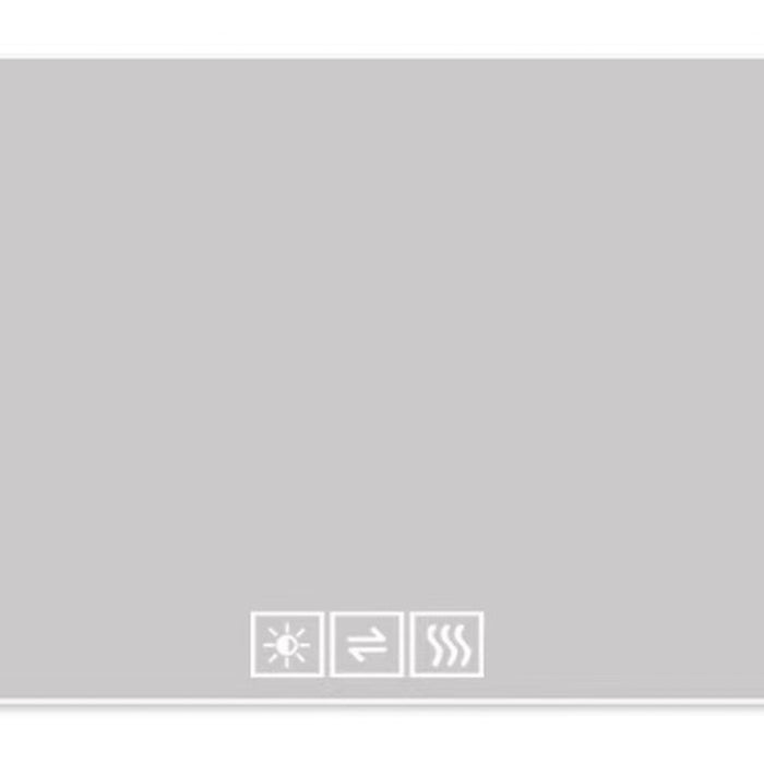 24" Lighted Frameless Anti Fog Bathroom Vanity Mirror