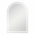 28" Arch Lighted Frameless Bathroom Vanity Mirror