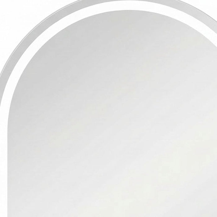 28" Arch Lighted Frameless Bathroom Vanity Mirror