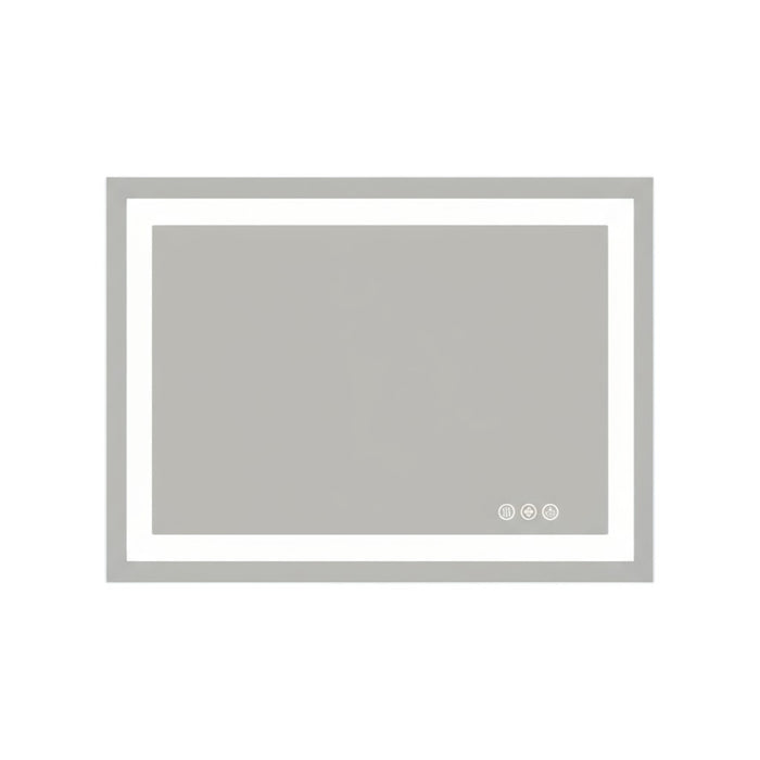 28" Clear Lighted Frameless Bathroom Vanity Mirror