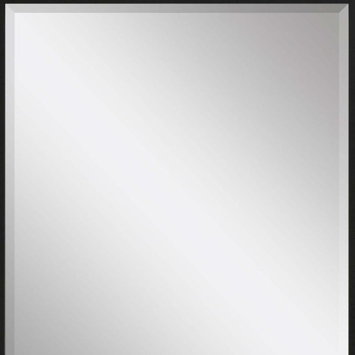31" Black Framed Accent Mirror