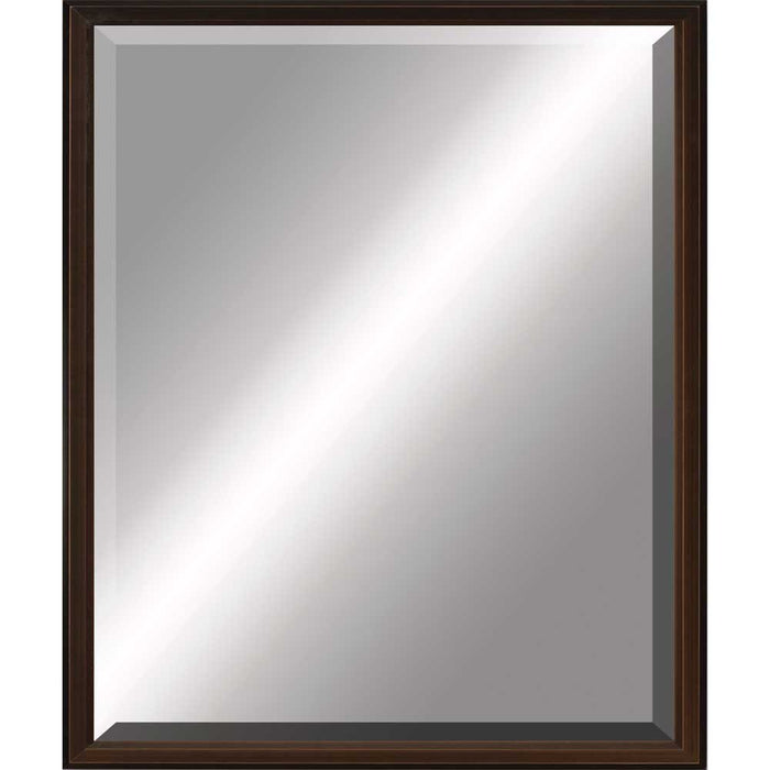 31" Bronze Wood Accent Mirror