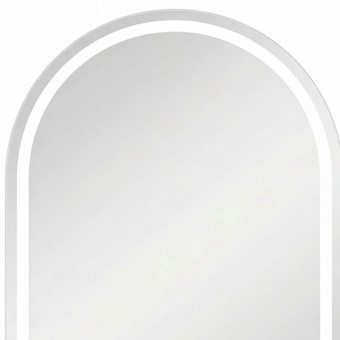 32" Arch Lighted Frameless Bathroom Vanity Mirror