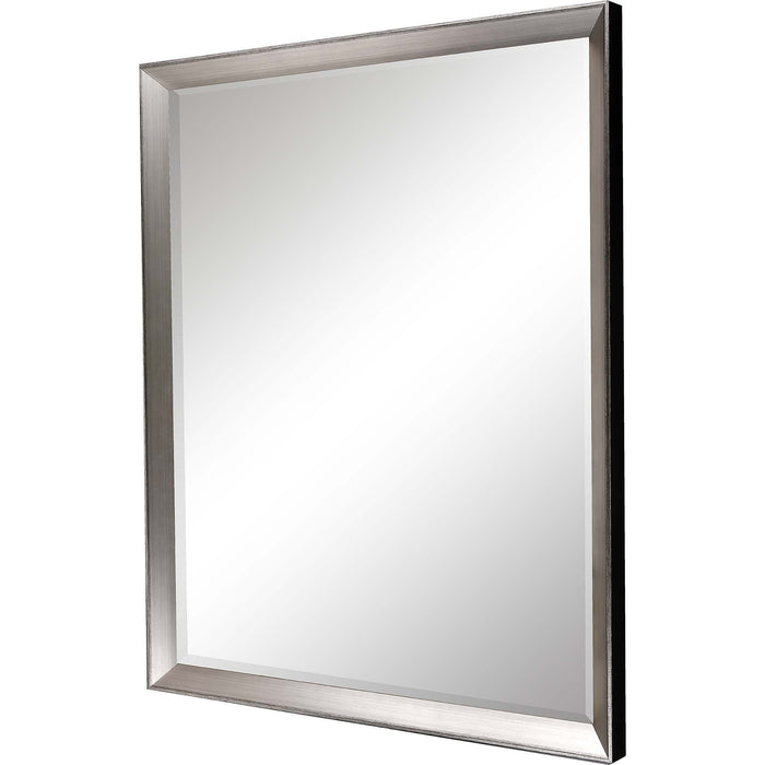32" Silver Framed Accent Mirror