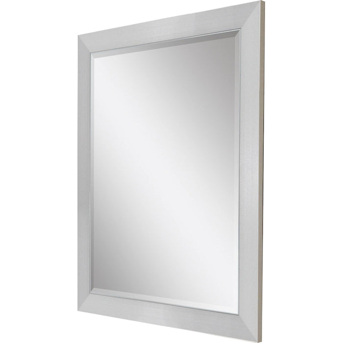 32" Silver Framed Accent Mirror