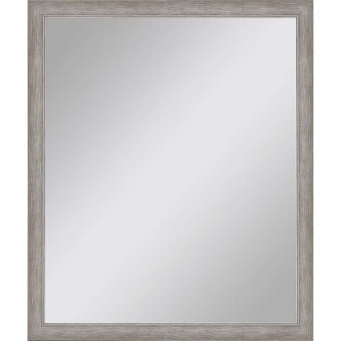 32" Silver Framed Accent Mirror