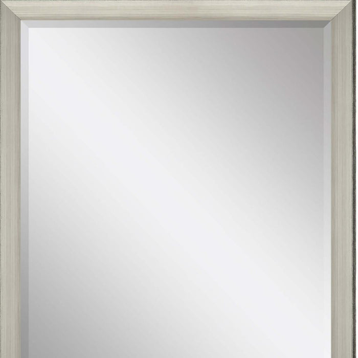 32" Silver Framed Accent Mirror