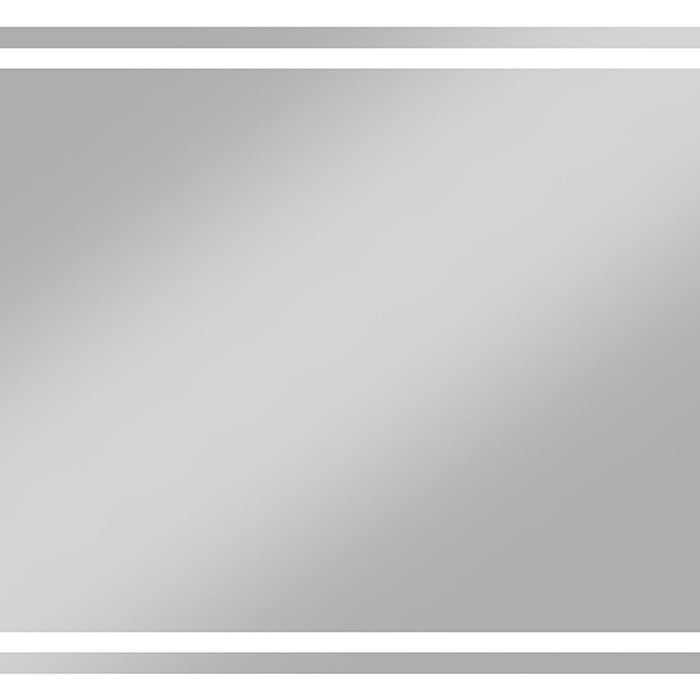 32" Silver Lighted Frameless Anti Fog Bathroom Vanity Mirror