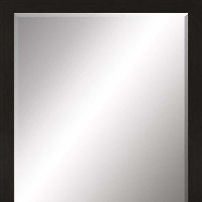 33" Dark Brown Accent Mirror