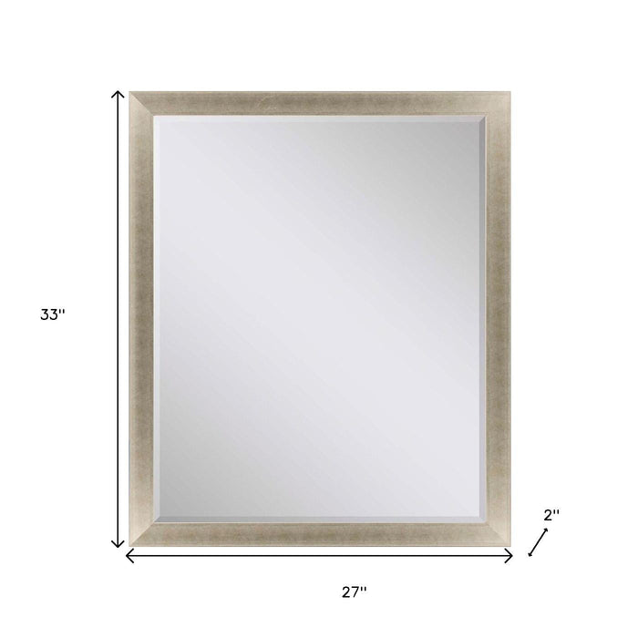 33" Gold Accent Mirror