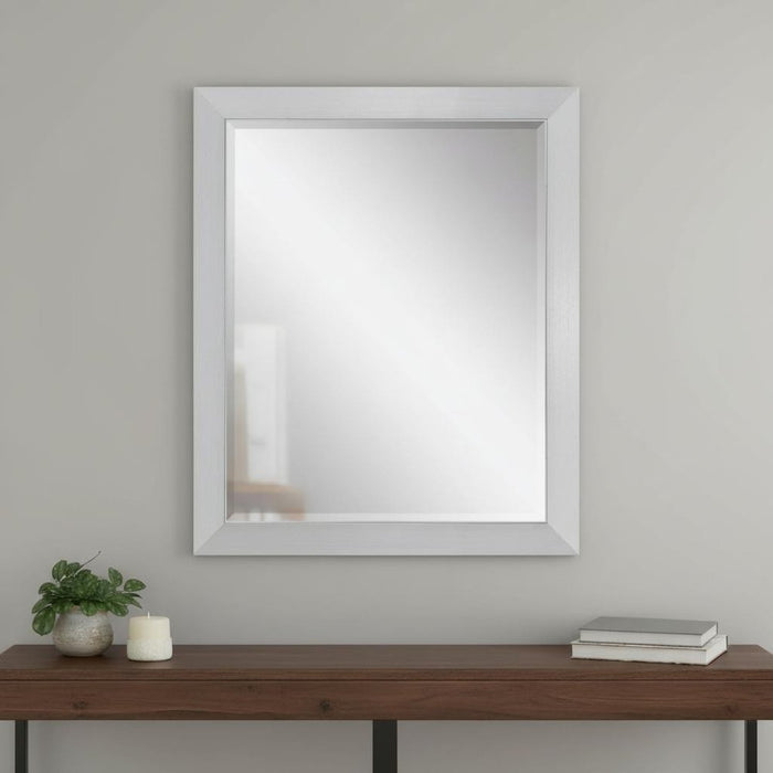 34" Silver Framed Accent Mirror