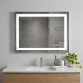 36" Lighted Frameless Bathroom Vanity Mirror