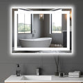 36" Lighted Frameless Bathroom Vanity Mirror