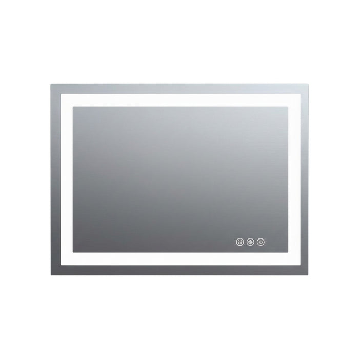 36" Lighted Frameless Bathroom Vanity Mirror