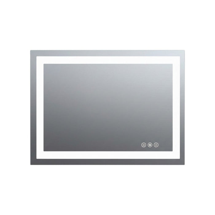 36" Lighted Frameless Bathroom Vanity Mirror