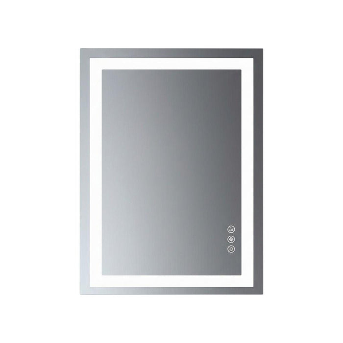 36" Lighted Frameless Bathroom Vanity Mirror
