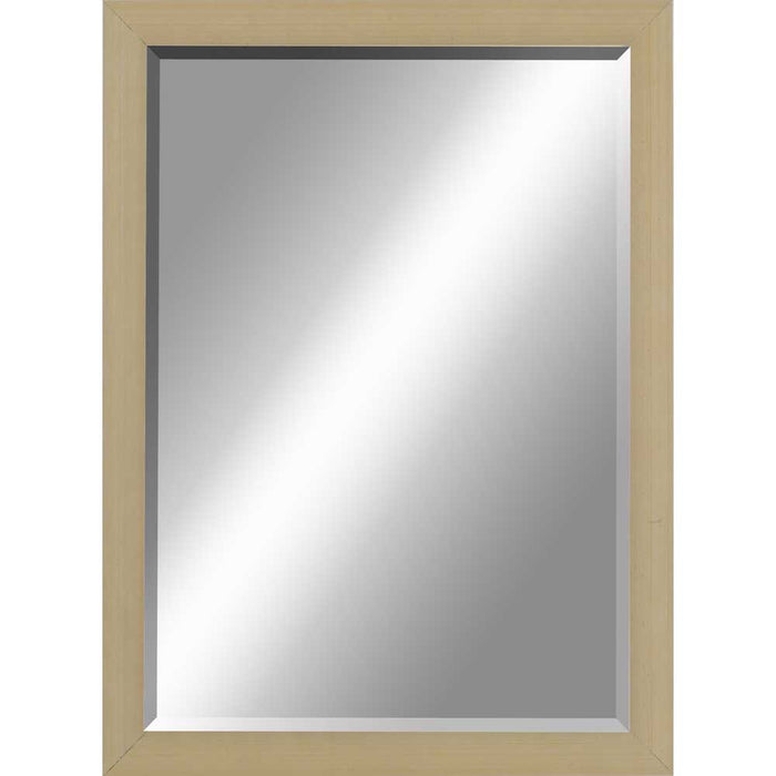 39" Silver Solid Wood Framed Accent Mirror