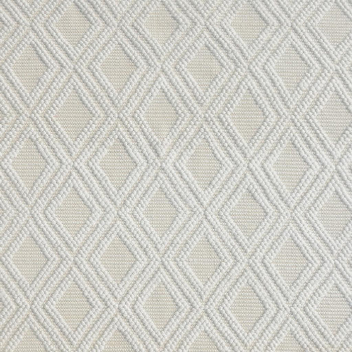5' X 7' Ivory Geometric Handmade Area Rug