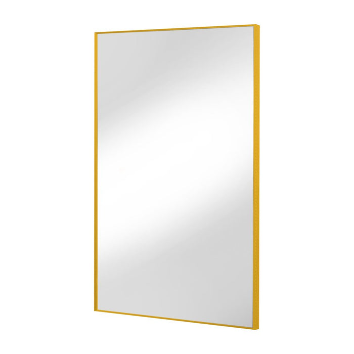 59" Gold Aluminum Leaning Framed Full Length Mirror
