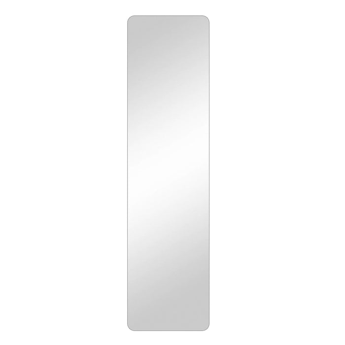 59" Silver Frameless Full Length Hanging Mirror