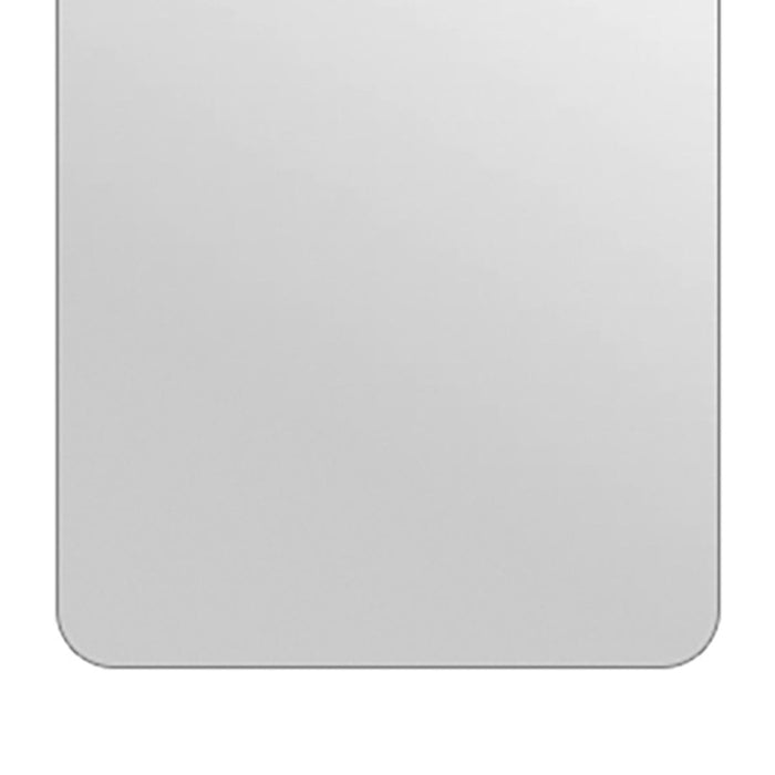 59" Silver Frameless Full Length Hanging Mirror