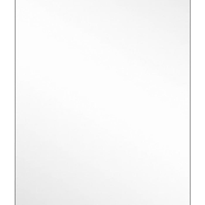 59" Silver Frameless Full Length Hanging Mirror