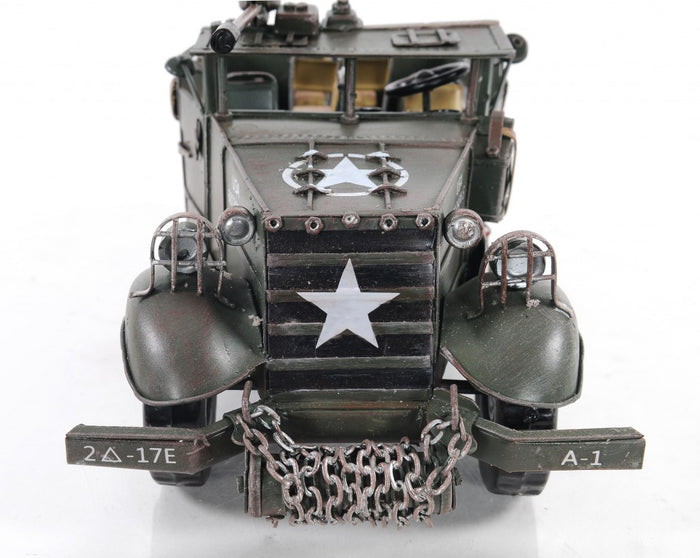 6" Green Metal Hand Painted Model Car