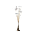 62" Yellow 16 LED Novelty Floor Lamp With White