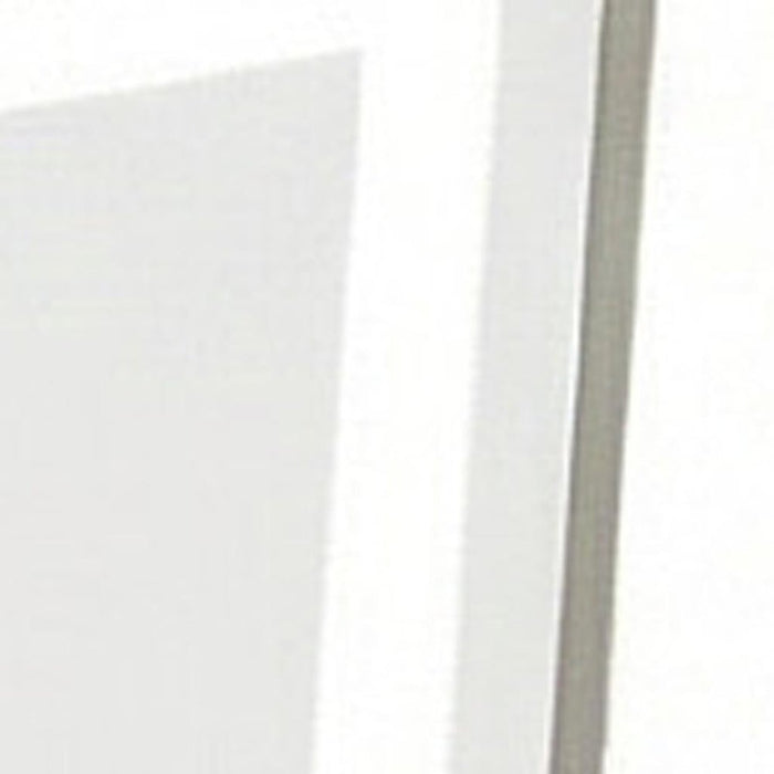 64" Silver Glass Lighted Wall Mounted Leaning And Freestanding Framed Full Length Mirror