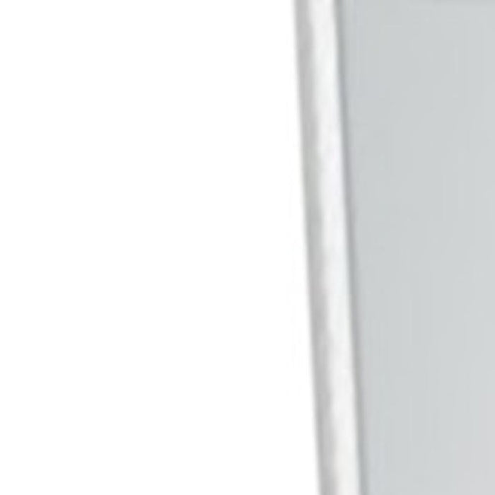 64" Silver Metal Wall Mounted And Freestanding Framed Accent Mirror