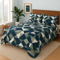 BLUE TRIANGLE - Bedsheet Set - Zaraish.com