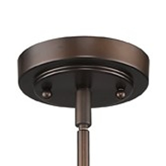 Bronze Lantern Metal Dimmable Ceiling Light With Bronze Shades