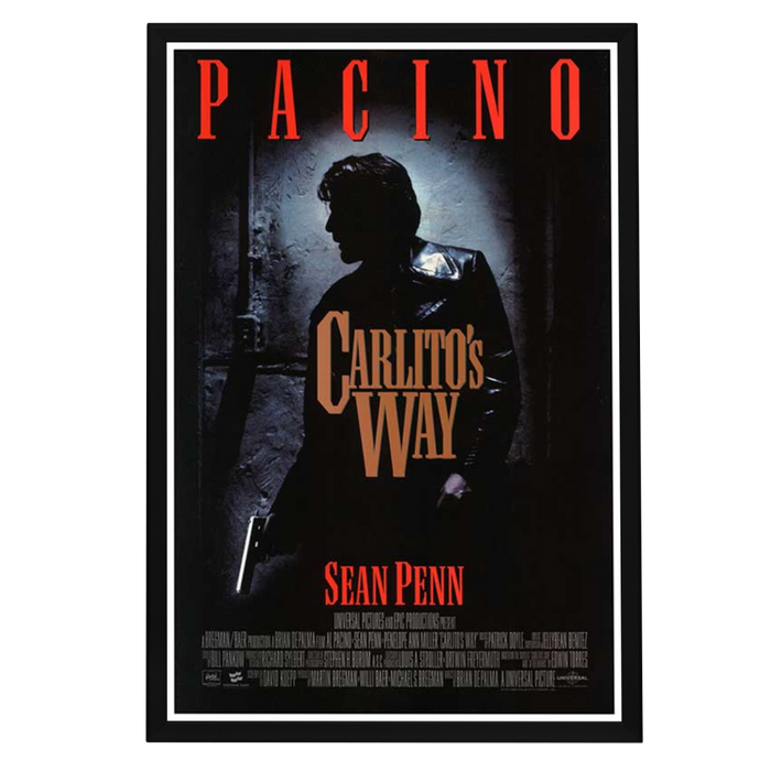 "Carlito's Way" (1993) Framed Movie Poster