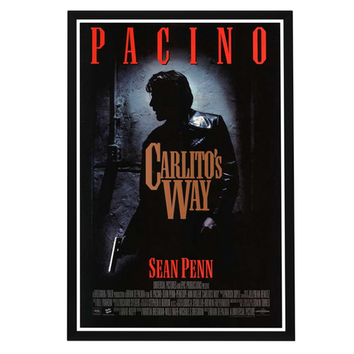 "Carlito's Way" (1993) Framed Movie Poster