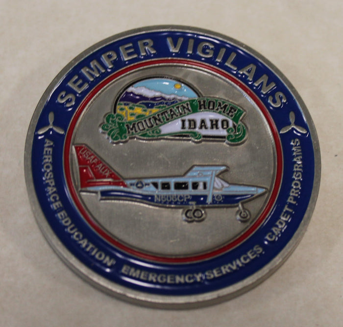 Civil Air Patrol Mt Home Cadet Squadron RMR-ID-052 Air Force Challenge Coin