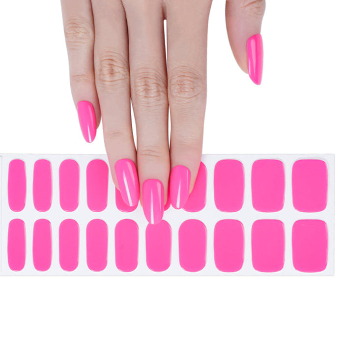 Clear Jelly Stamper Gel-ly Wraps - Hot Pink (084)