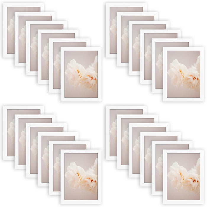Clearance A4 Picture Frame with Plexiglass (24 Pcs Per Box) White