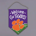 Clemson Welcome Doorhanger