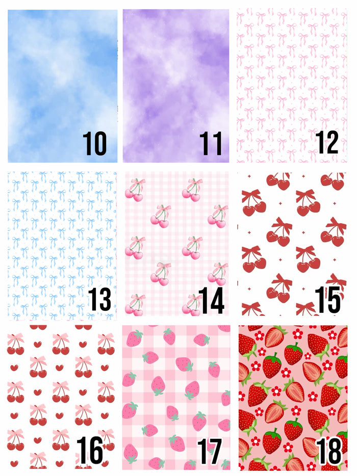 Custom Notebook - Patterns by Create'd