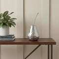 Delicious Hammered Finish Pear Statue