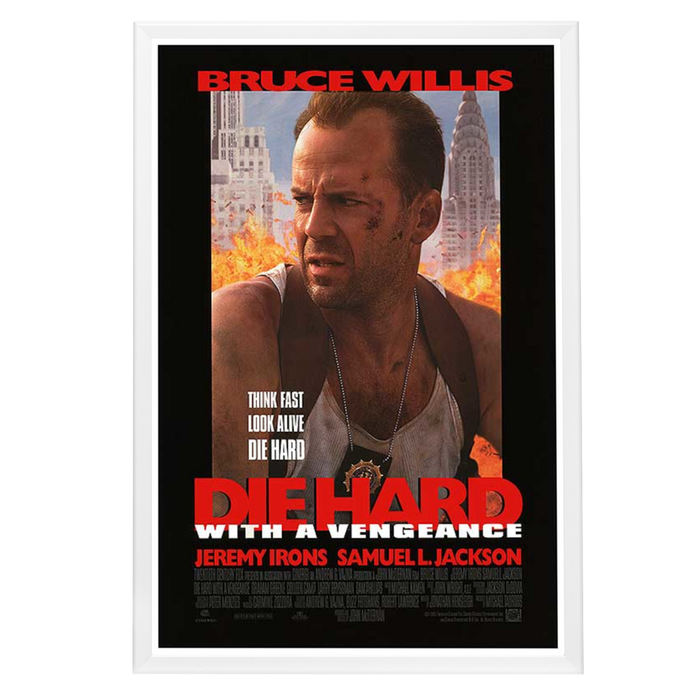 "Die Hard: With a Vengeance" (1995) Framed Movie Poster