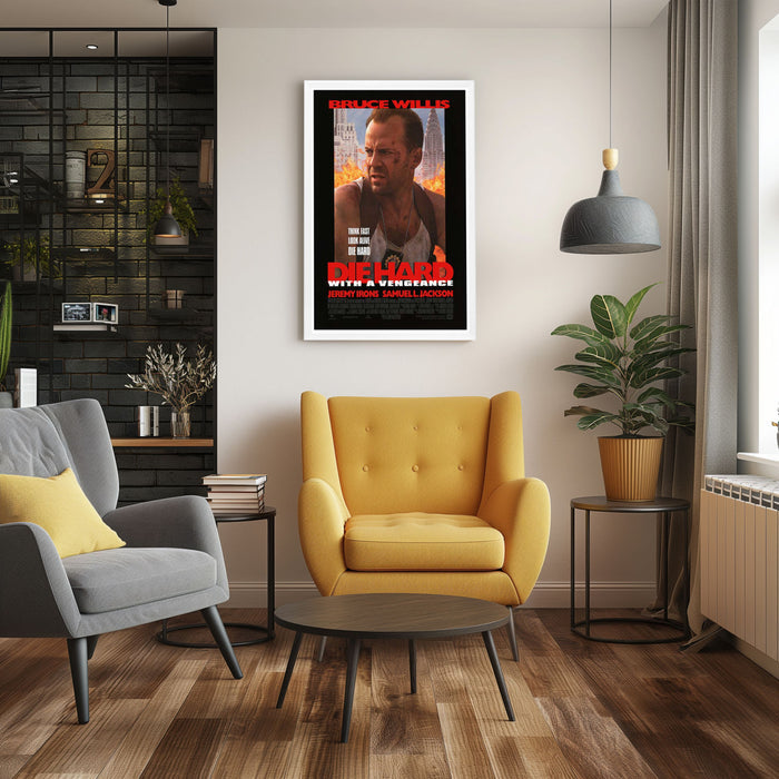 "Die Hard: With a Vengeance" (1995) Framed Movie Poster