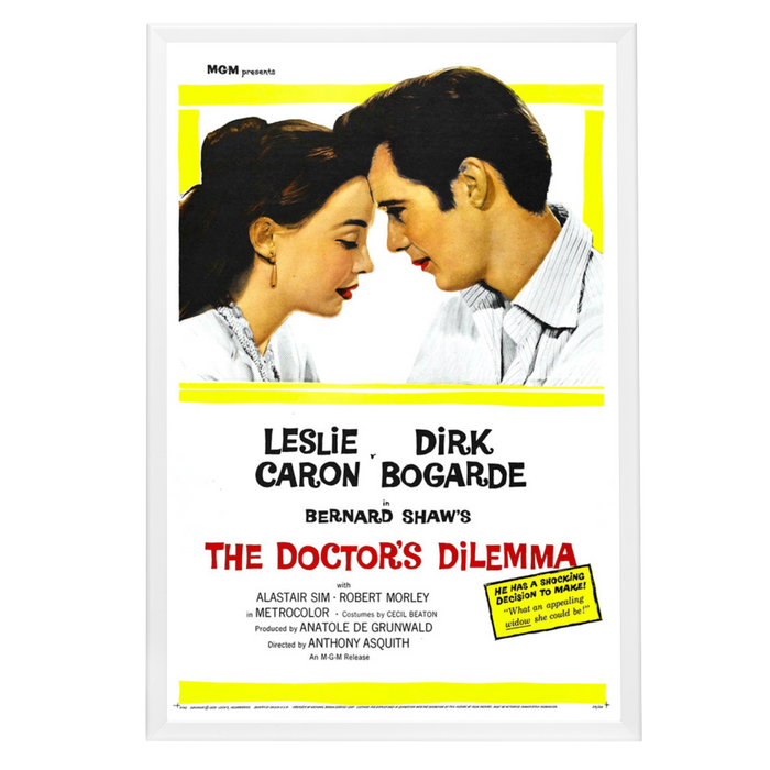 "Doctor's Dilemma" (1958) Framed Movie Poster