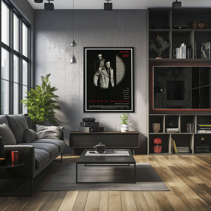 "Donnie Brasco" (1997) Framed Movie Poster