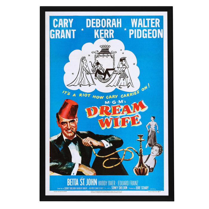 "Dream Wife" (1953) Framed Movie Poster