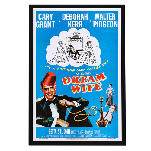 "Dream Wife" (1953) Framed Movie Poster